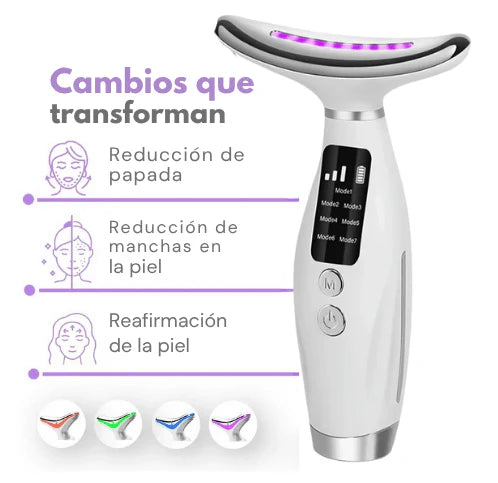 MASAJEADOR FACIAL PRO-GLOWLIFT™ 💎 + SÉRUM DE ÁCIDO HIALURÓNICO🎁