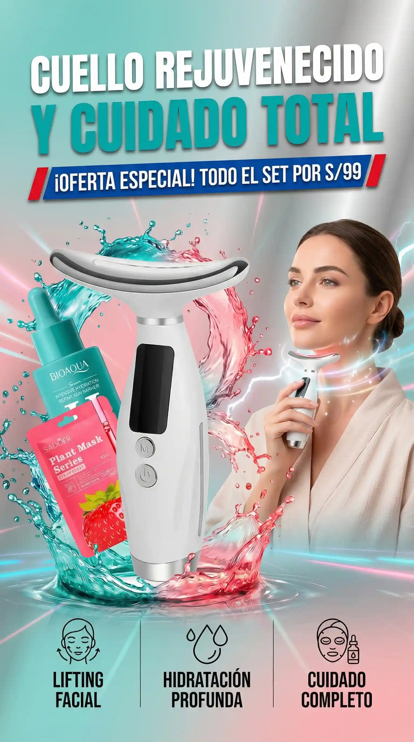 Masajeador facial PRO-GlowLift™ Facial 💎