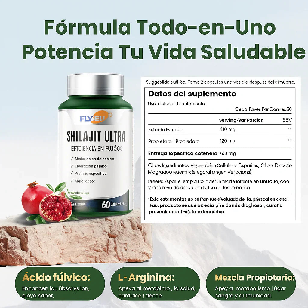 Shilajit Ultra Potenciador Energetico - Flynew