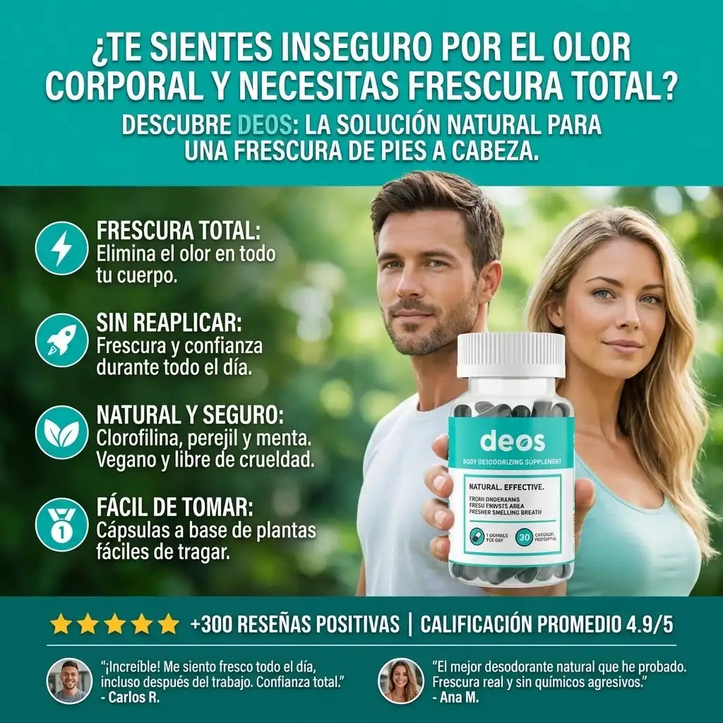 DEOS PREMIUM - DESODORANTE INTERNO 30 CÁPSULAS