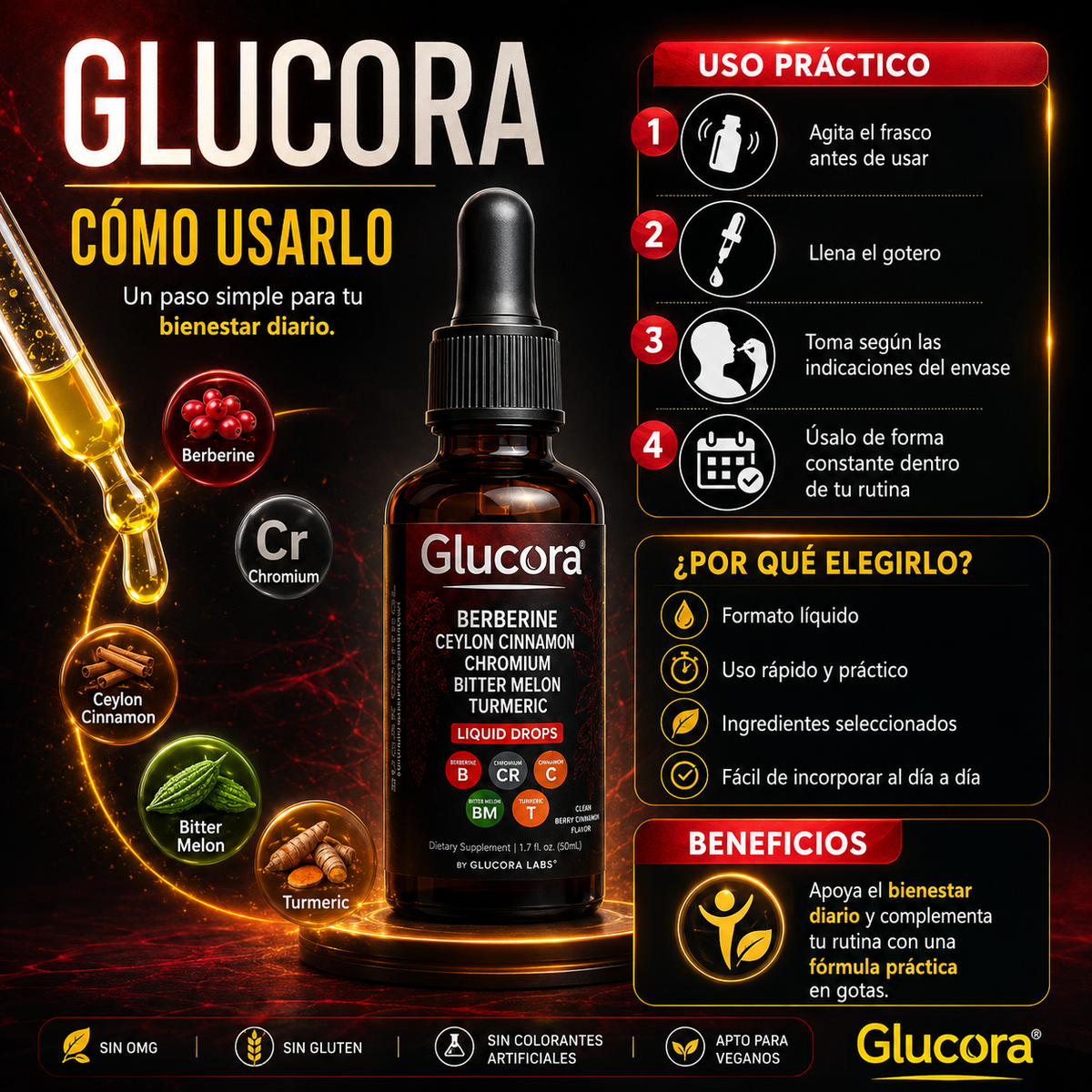 Glucora™ Berberina 7 en 1