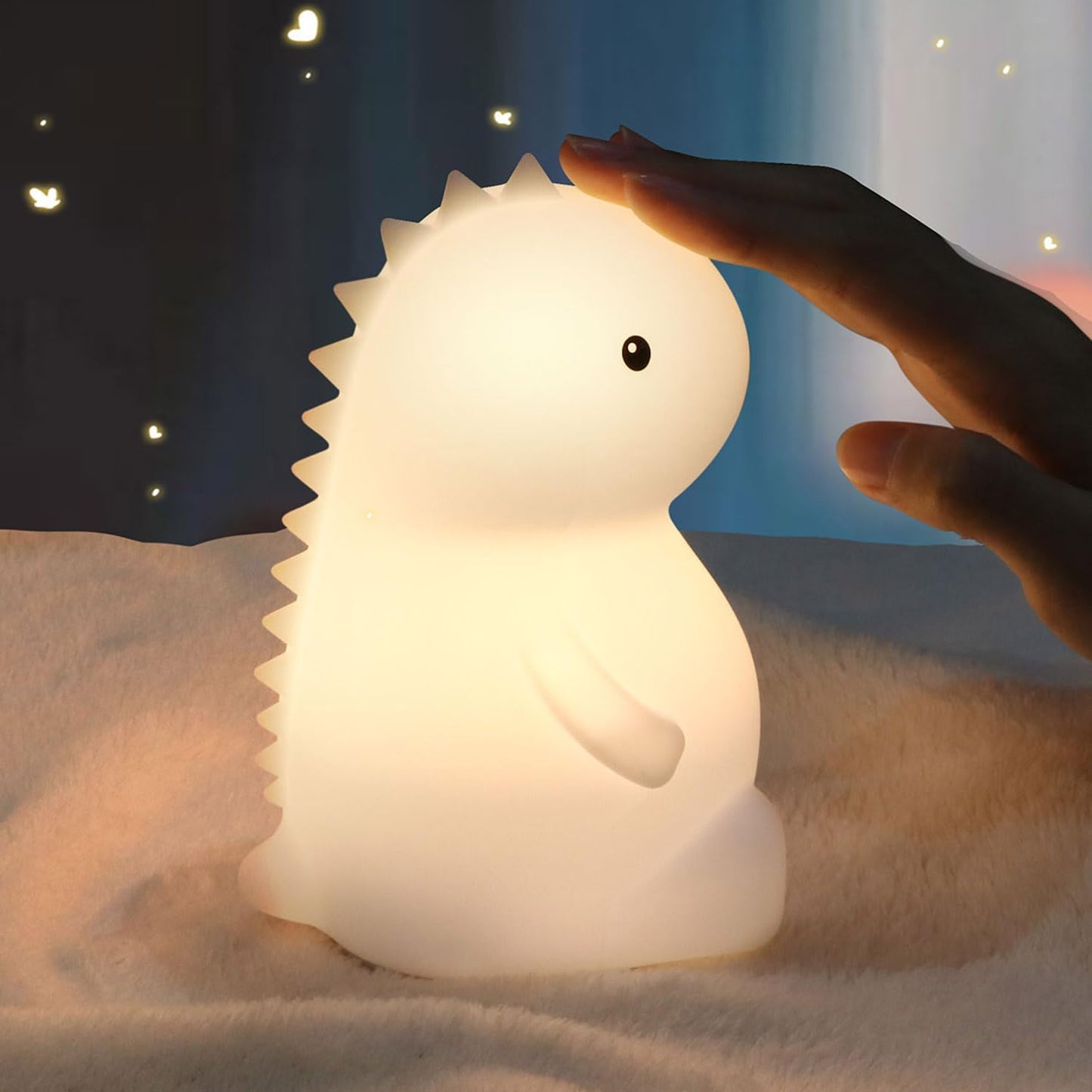 Luz Nocturna de Dinosaurio para Niños: Compañero de Sueño y Lámpara Ambiental para la Guardería