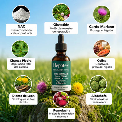 Hepatex® | Restauración Hepática™ — bajá tus enzimas hepáticas