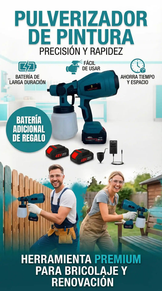 Pulverizador de Pintura Portátil 🔋