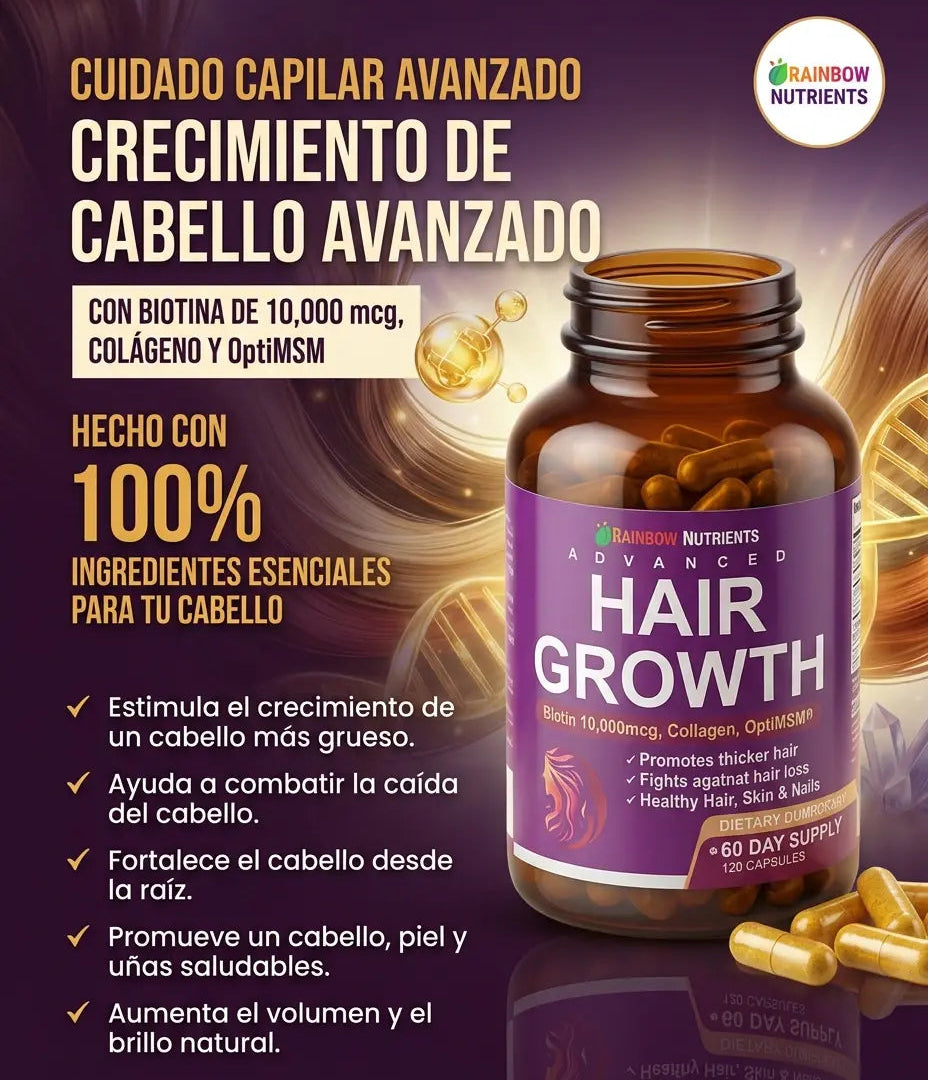 Hair Growth™ Suplemento Integral avanzado