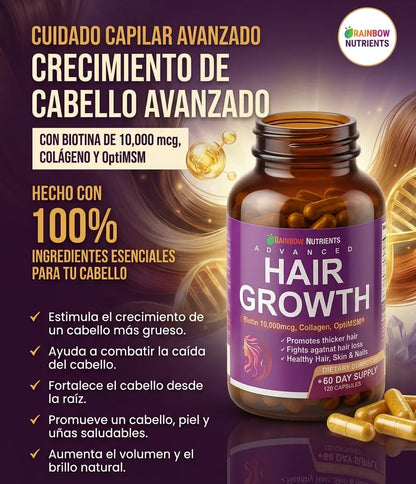 Hair Growth™ Suplemento Integral avanzado