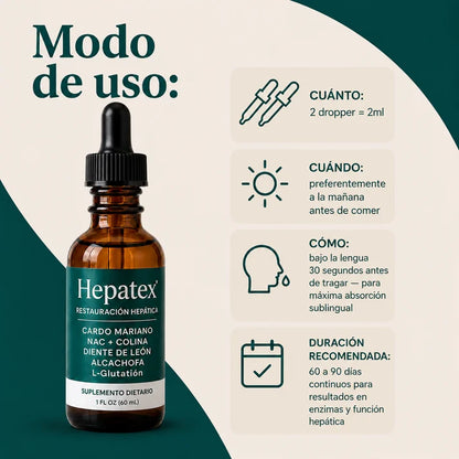 Hepatex® | Restauración Hepática™ — bajá tus enzimas hepáticas